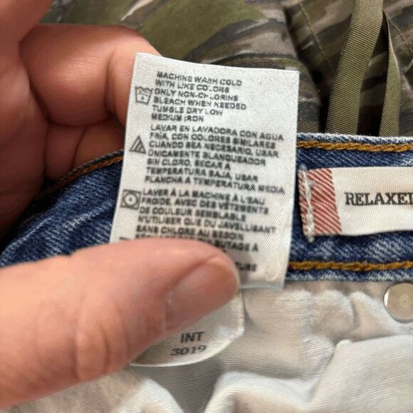 Dickies Jeans 40x32 Actual 38x29 Relaxed Medium Wash Denim Distressed Work Wear - Picture 7 of 7